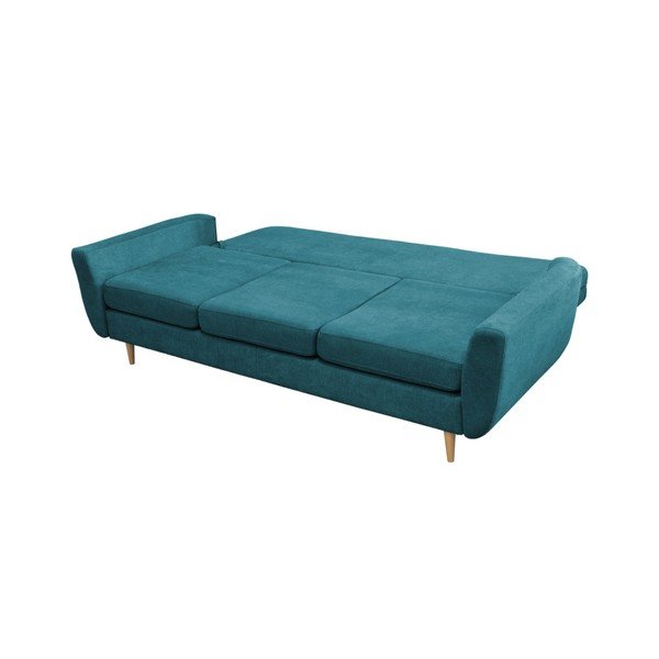 Canapea extensibilă Mazzini Sofas Rose, turcoaz-image-4