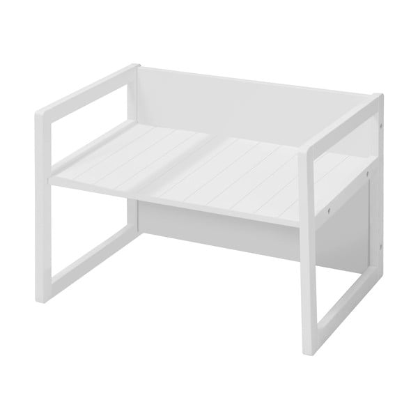 Bancă de copii albă Country Style – Roba-image-3