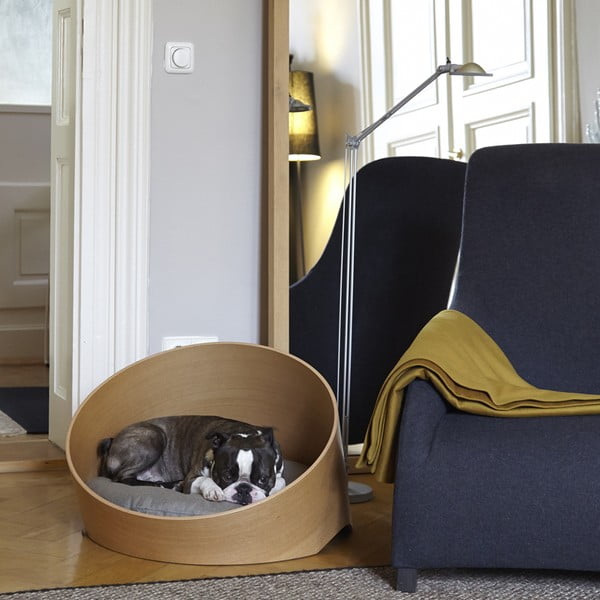 Pat  în culoare naturală pentru animale de companie 60x75 cm Covo Oak/Sand S – MiaCara-image-2