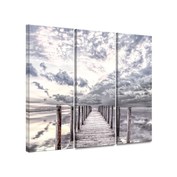 Tablou multicanvas din 3 piese Styler Canvas By The Sea, 81 x 75 cm-image-2