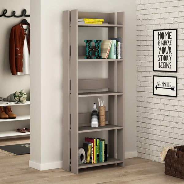 Bibliotecă Massimo, maro deschis-image-1