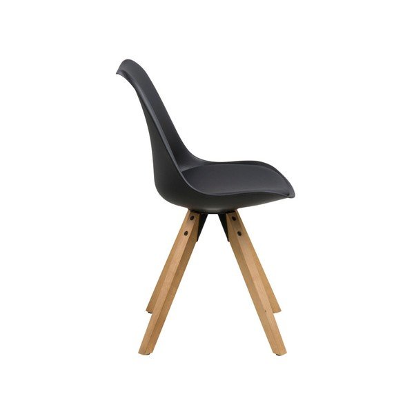 Set 2 scaune Actona Dima, negru-image-2