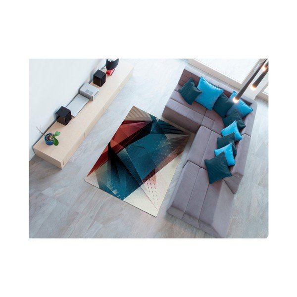 Covor Universal Red and Blue, 140 x 200 cm-image-2