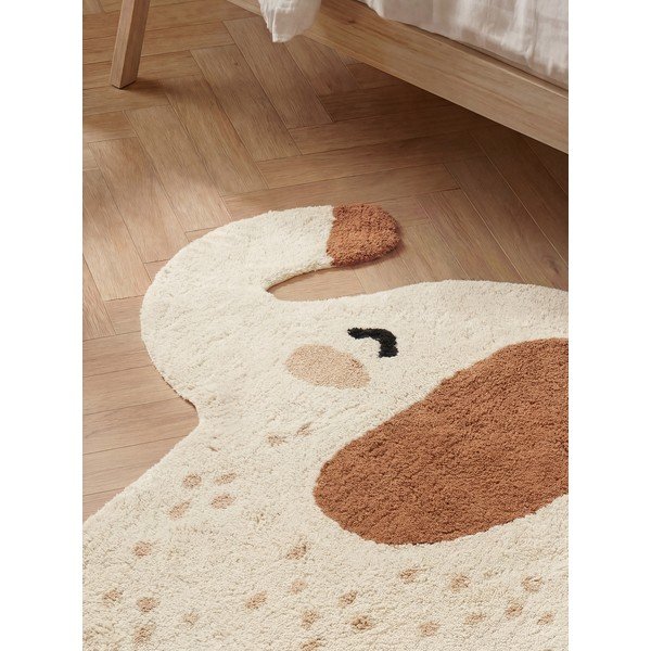 Covor pentru copii maro/crem lavabil/țesut manual din bumbac 95x120 cm Snuggle Emmi – Hanse Home-image-2