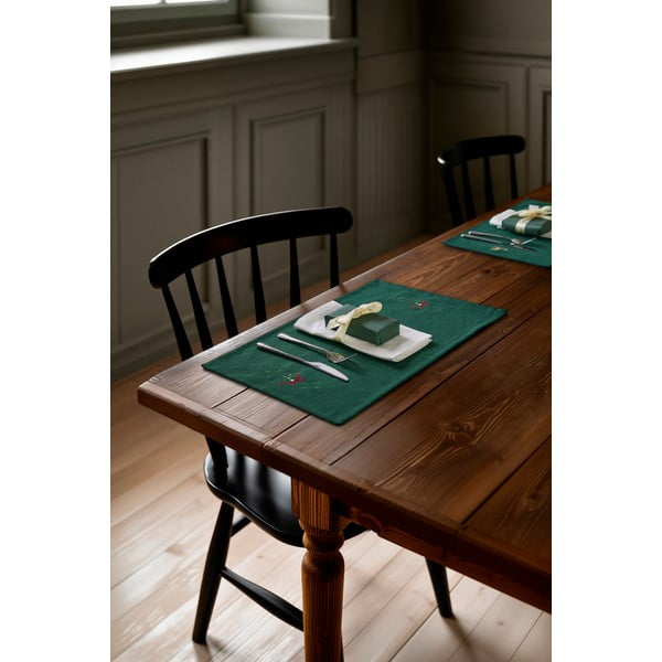 Suport pentru farfurii din amestec de bumbac 30x43 cm  cu model de Crăciun Christmas Fable – JUNA-image-3