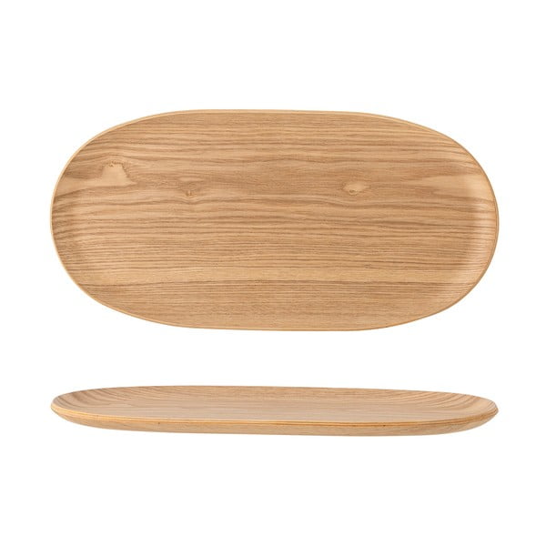 Tavă decorativă din lemn de stejar 15x31 cm Leyton – Bloomingville-image-3