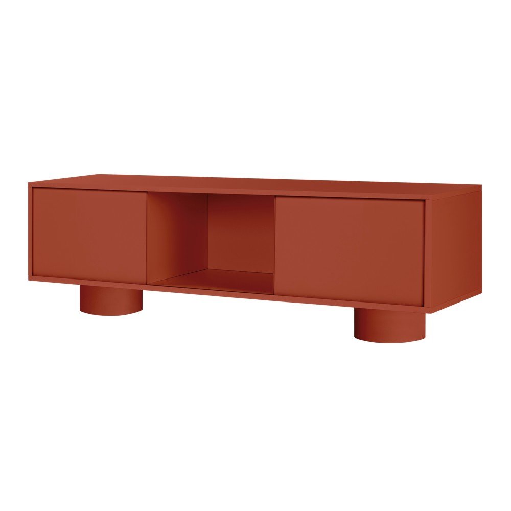 Comodă TV teracotă 160x48x42 cm Taro – noo.ma
