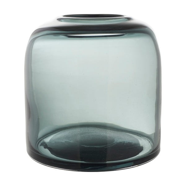 Vază din sticlă A Simple Mess Hat, ⌀ 12 cm, albastru