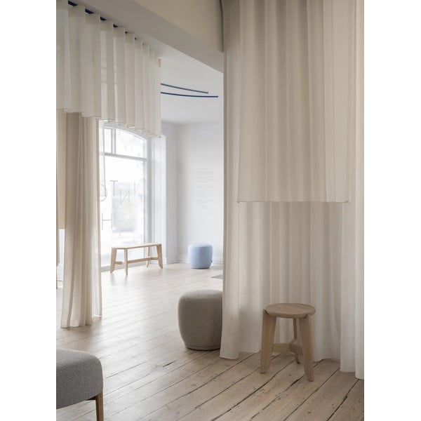 Canapea bej cu tapițerie din stofă bouclé 137,5 cm KUON – Blomus-image-1