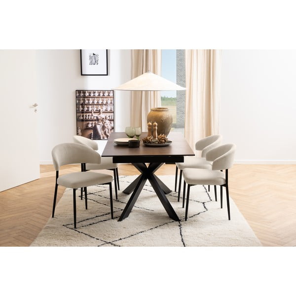 Masă de dining extensibilă din ceramică 90x210 cm Irwine – Actona-image-1