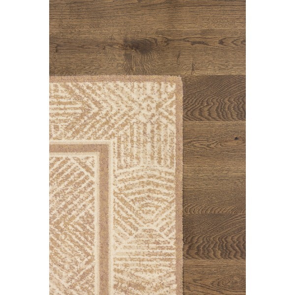 Covor bej din lână 133x180 cm Jenny – Agnella-image-3