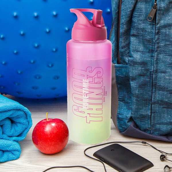 Sticlă din tritan roz 1 l Moly – Orion-image-1