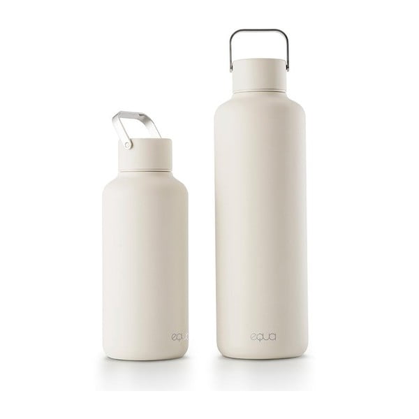 Sticlă din inox Equa Timeless, 1 l, alb-image-3