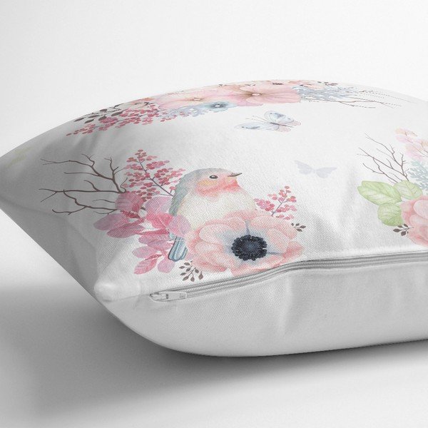 Față de pernă cu amestec din bumbac Minimalist Cushion Covers Bird Modern, 45 x 45 cm-image-2