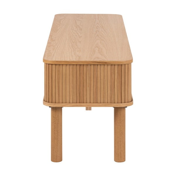 Comodă TV în culoare naturală cu aspect de lemn de stejar 140x45 cm Langley – Actona-image-4