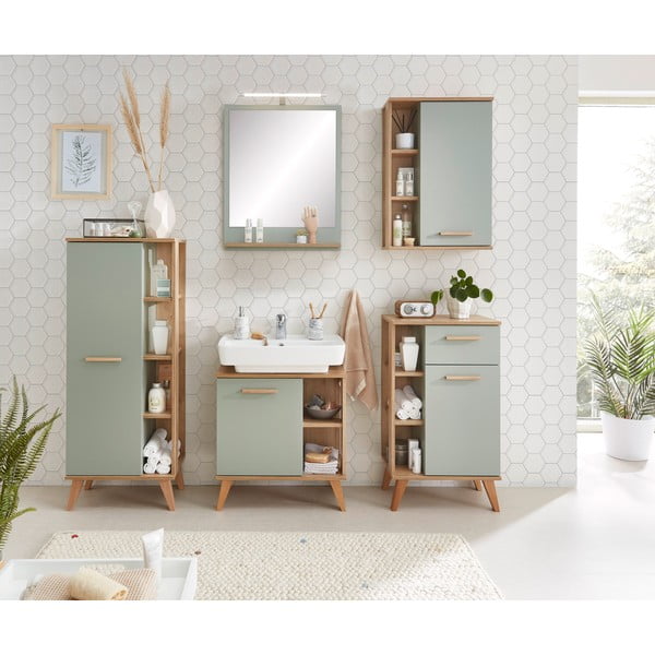 Oglindă de perete cu raft  60x75 cm Set 963 - Pelipal-image-3