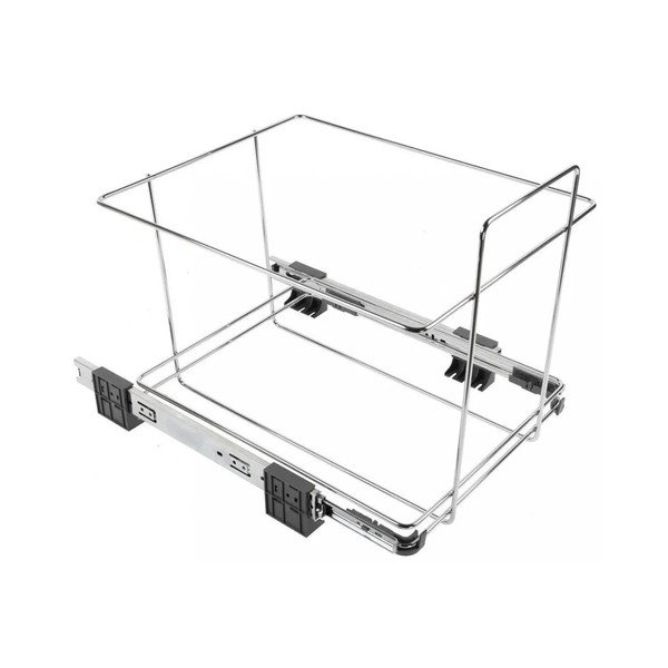 Coș de gunoi gri de reciclat/ încorporat 42+42 l din plastic Ecofil – Elletipi-image-4