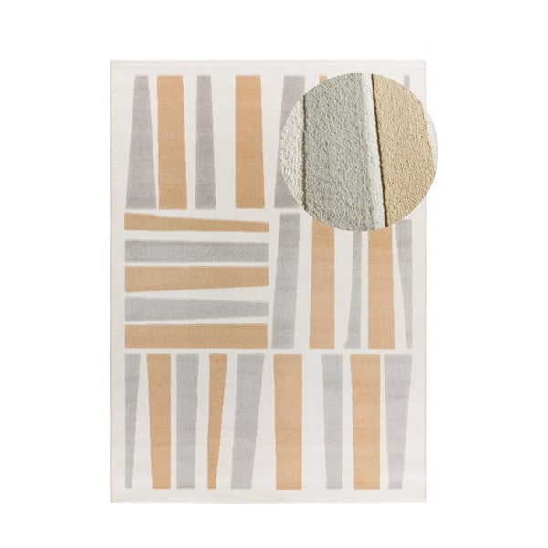 Covor gri deschis-crem 160x230 cm Flora – Universal