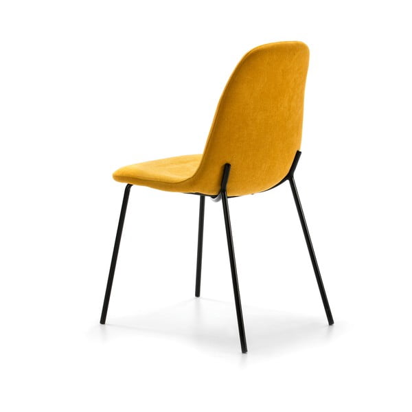 Scaune de dining galbene 4 buc. Renne – Marckeric-image-2