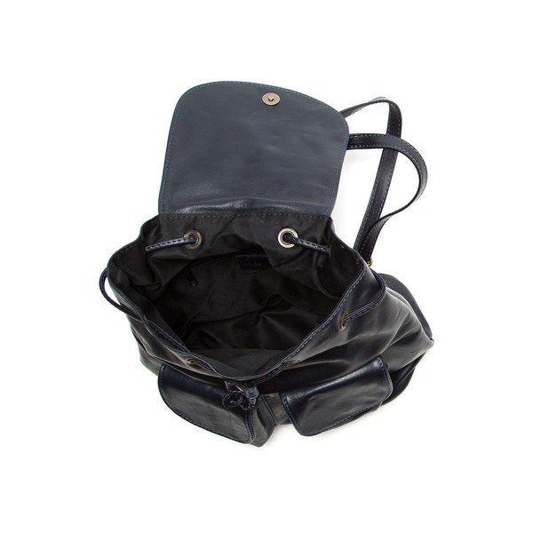 Rucsac din piele Sofia Cardoni Valerio, albastru-image-3