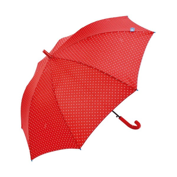 Umbrelă pentru copii Ambiance Dots, 108 cm, roșu