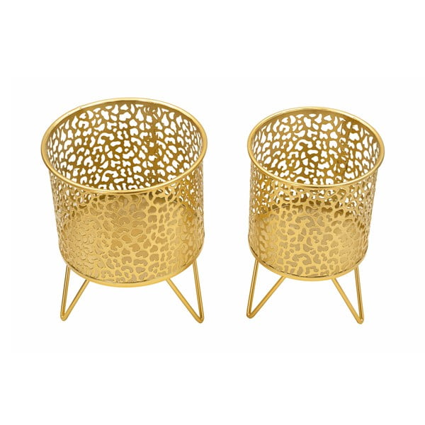 Suporturi pentru flori 2 buc. din metal ø 16 cm (înălțime 20 cm) Piny – Mauro Ferretti-image-2