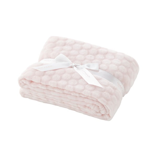 Pătură pentru copii Tanuki Nube, 110 x 80 cm, roz