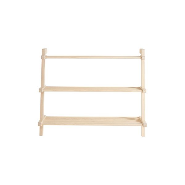 Pantofar în culoare naturală deschisă suspendat din lemn de pin 80x65x42 cm Eddison – Jotex-image-3