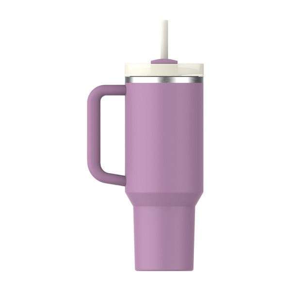 Termos mov cu pai din oțel inoxidabil 1,18 l Quencher H2.0 FlowState Tumbler Lilac – Stanley-image-3
