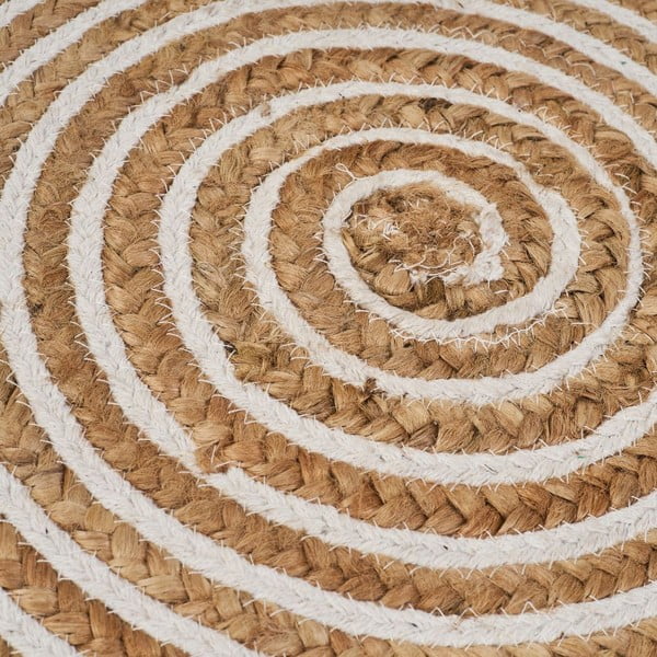 Covor   rotund din iută ø 100 cm Natur – Casa Selección-image-1