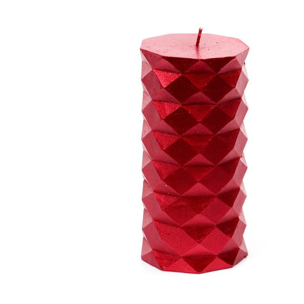 Lumânare Unimasa Fashion, înălțime 13,8 cm, roșu