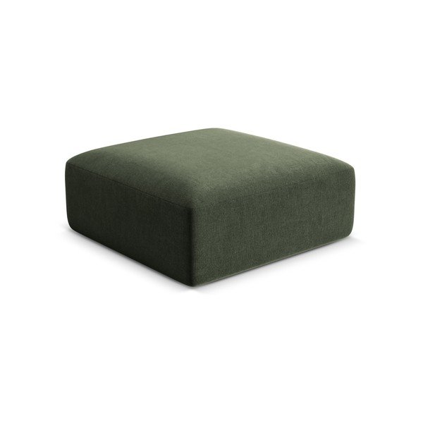 Taburet verde cu tapițerie din catifea Campi – Cosmopolitan Design