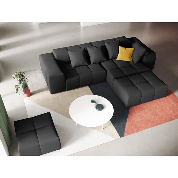 Colțar negru (variabil) Rome - Cosmopolitan Design-image-1