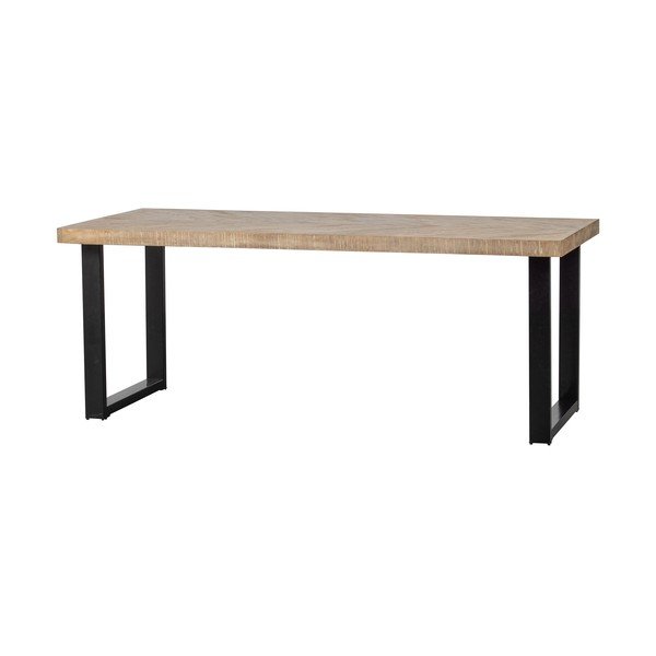 Masă dining cu blat din lemn de mango WOOOD Tablo, 180 x 90 cm-image-3