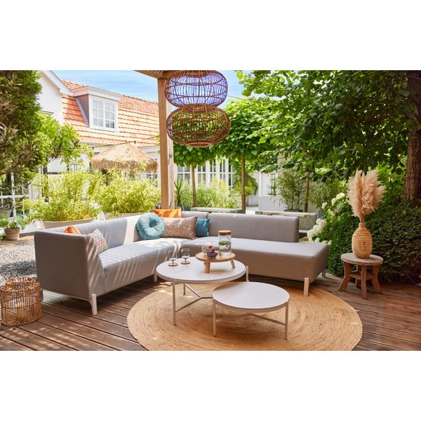 Pernă de exterior Hartman Jolie, ø 40 cm, albastru-image-1