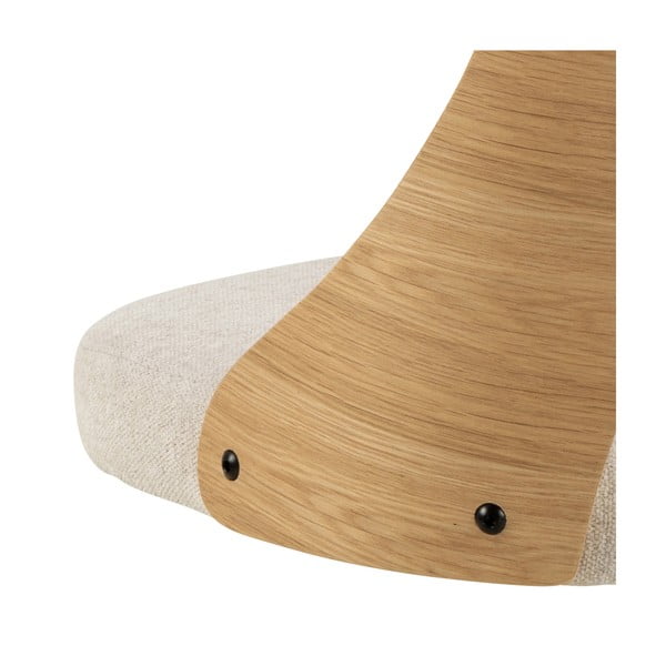 Scaun de dining bej/în culoare naturală Lucy – Actona-image-3