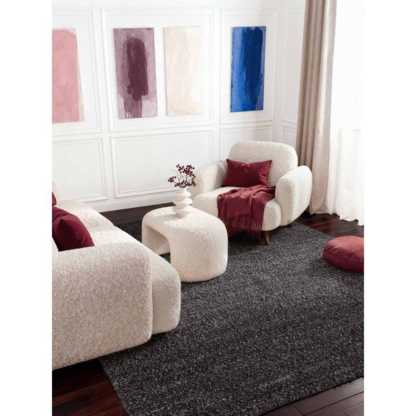 Covor gri închis țesut manual din material bouclé 160x230 cm Notting Hill Portobello – Ted Baker-image-2