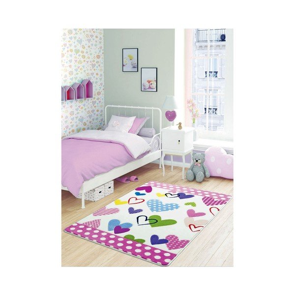 Covor pentru copii Confetti Nicolle, 133 x 190 cm, 133 x 190 cm, roz-image-1