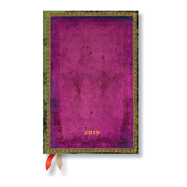 Agendă pentru anul 2019 Paperblanks Byzantium Verso, 10 x 14 cm