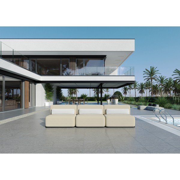 Modul de canapea de grădină bej (de mijloc) Straw – Sit Sit-image-1