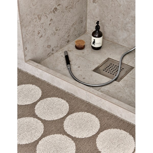 Covor tip traversă pentru interior și exterior maro/bej 70x160 cm Hugo Walnut Linen – Pappelina-image-3