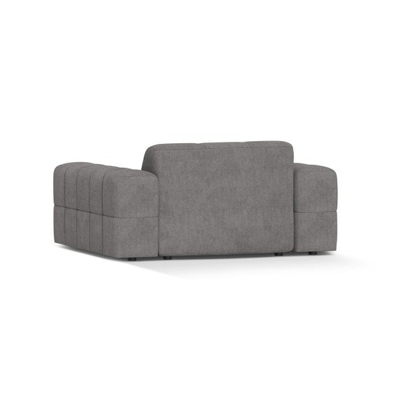 Fotoliu gri cu tapițerie din chenille Chicago – Cosmopolitan Design-image-2