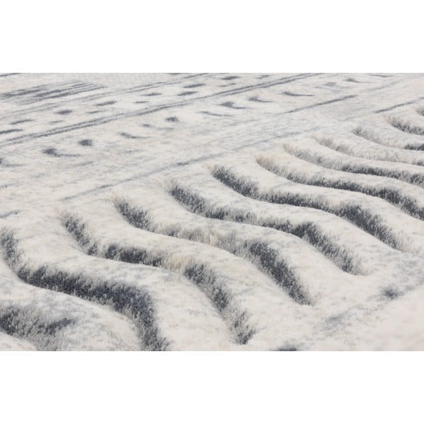 Covor alb din lână 230x340 cm Masi – Agnella-image-3