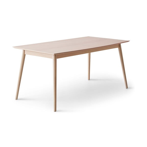 Masă de dining în culoare naturală extensibilă cu blat cu aspect de lemn de stejar 100x210 cm Meza – Hammel Furniture
