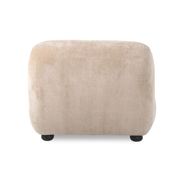 Fotoliu bej cu tapițerie din catifea Wyatt – Dutchbone-image-4