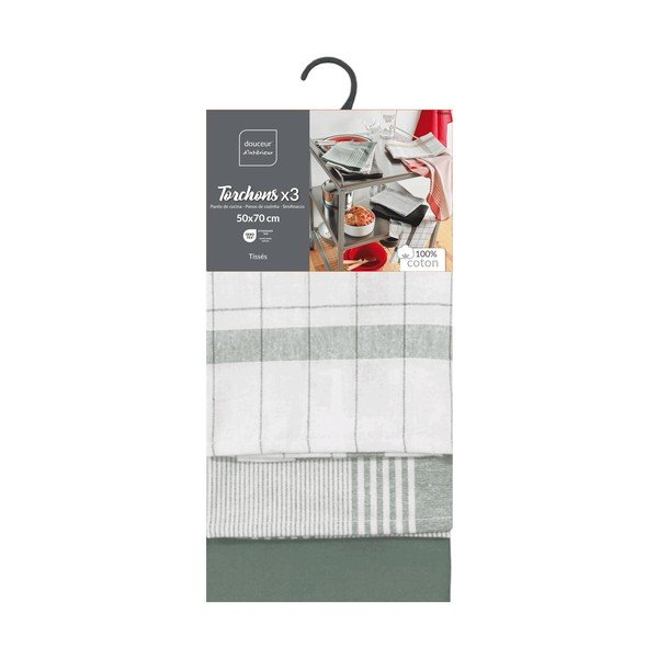 Prosoape de vase 3 buc. din bumbac 50x70 cm Vibrato – douceur d'intérieur-image-2