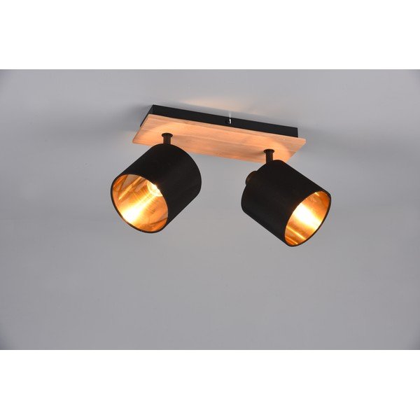 Spot negru/în culoare naturală ø 12 cm Tommy – Reality-image-2