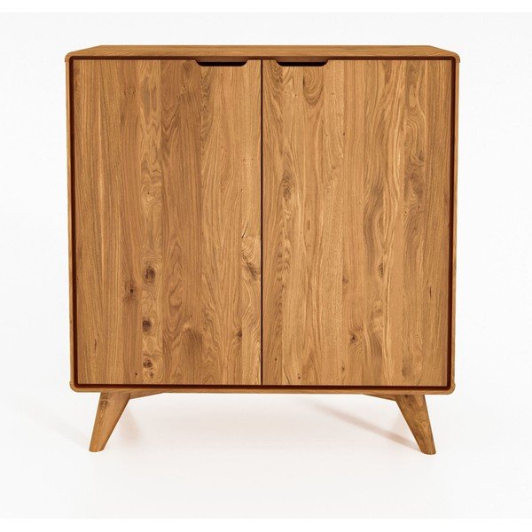 Comodă înaltă din stejar 90x92 cm Greg - The Beds-image-1