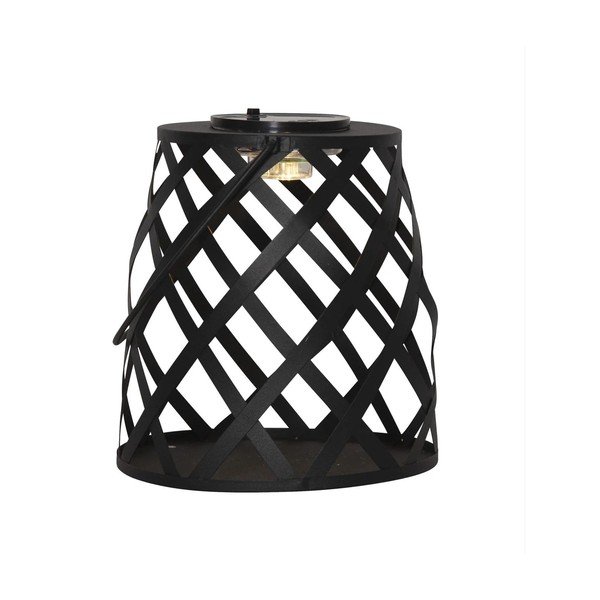 Felinar cu LED Star Trading Calabria, înălțime 20 cm, negru