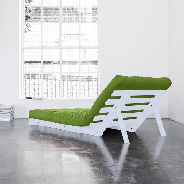 Fotoliu extensibil Karup Roots Cool Gray/Lime-image-1